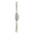 Hubbardton Forge 2019 Coastal White Clear Glass (ZM) Refraction Large Outdoor Sconce