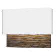 Hubbardton Forge 2019 Coastal White Coastal Oil Rubbed Bronze Stratum Dark Sky Friendly LED Outdoor Sconce