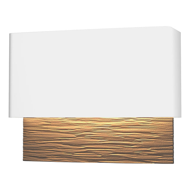 Hubbardton Forge 2019 Coastal White Coastal Dark Smoke Stratum Dark Sky Friendly LED Outdoor Sconce
