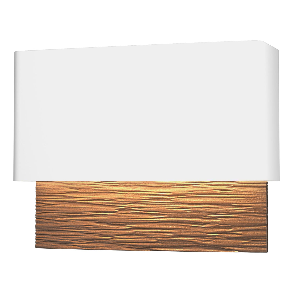 Hubbardton Forge 2019 Coastal White Coastal Bronze Stratum Dark Sky Friendly LED Outdoor Sconce