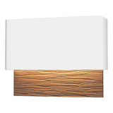 Hubbardton Forge 2019 Coastal White Coastal Bronze Stratum Dark Sky Friendly LED Outdoor Sconce