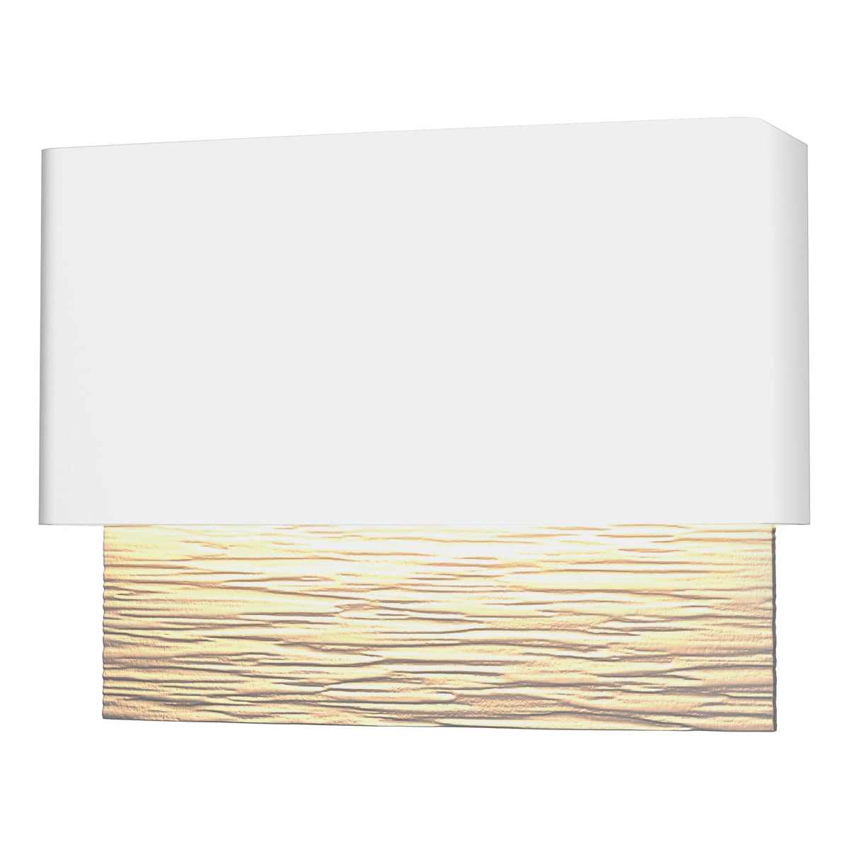 Hubbardton Forge 2019 Coastal White Coastal Burnished Steel Stratum Dark Sky Friendly LED Outdoor Sconce