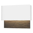 Hubbardton Forge 2019 Coastal White Coastal Black Stratum Dark Sky Friendly LED Outdoor Sconce