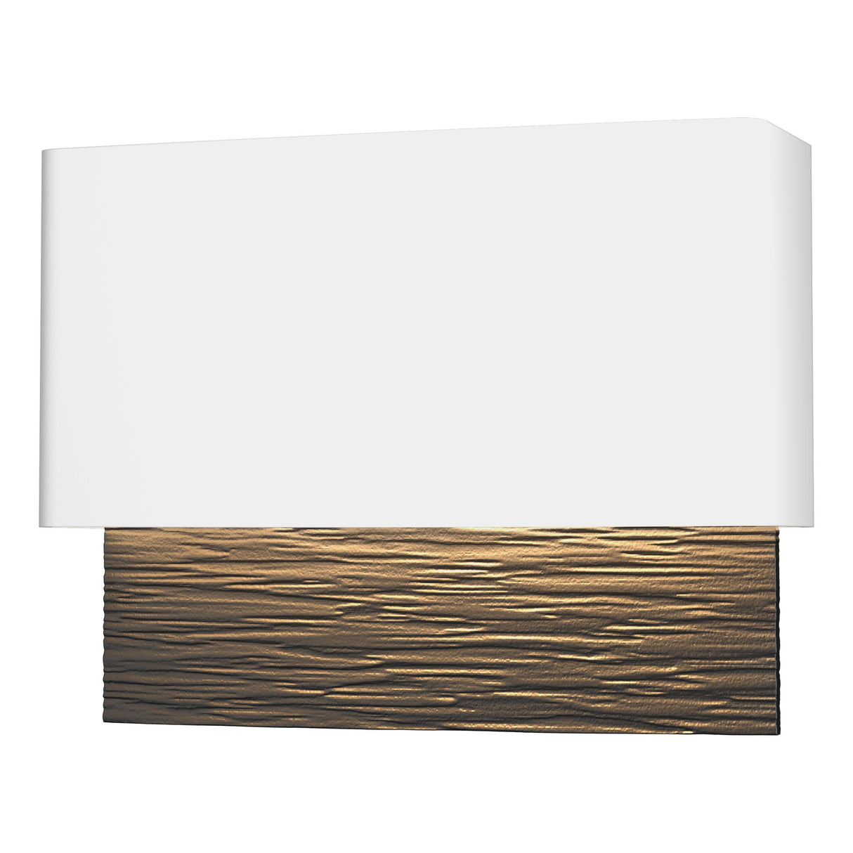 Hubbardton Forge 2019 Coastal White Coastal Black Stratum Dark Sky Friendly LED Outdoor Sconce