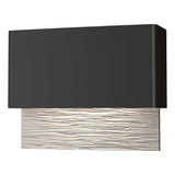 Hubbardton Forge 2019 Coastal Oil Rubbed Bronze Coastal White Stratum Dark Sky Friendly LED Outdoor Sconce