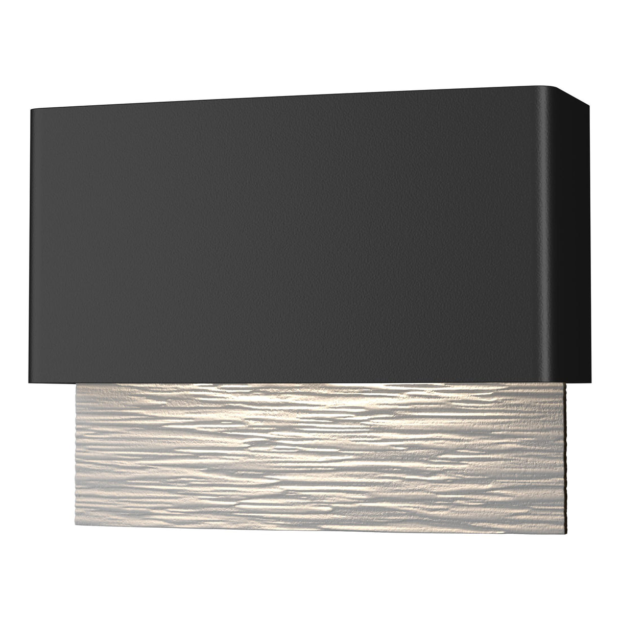 Hubbardton Forge 2019 Coastal Black Coastal White Stratum Dark Sky Friendly LED Outdoor Sconce