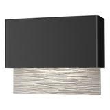 Hubbardton Forge 2019 Coastal Black Coastal White Stratum Dark Sky Friendly LED Outdoor Sconce