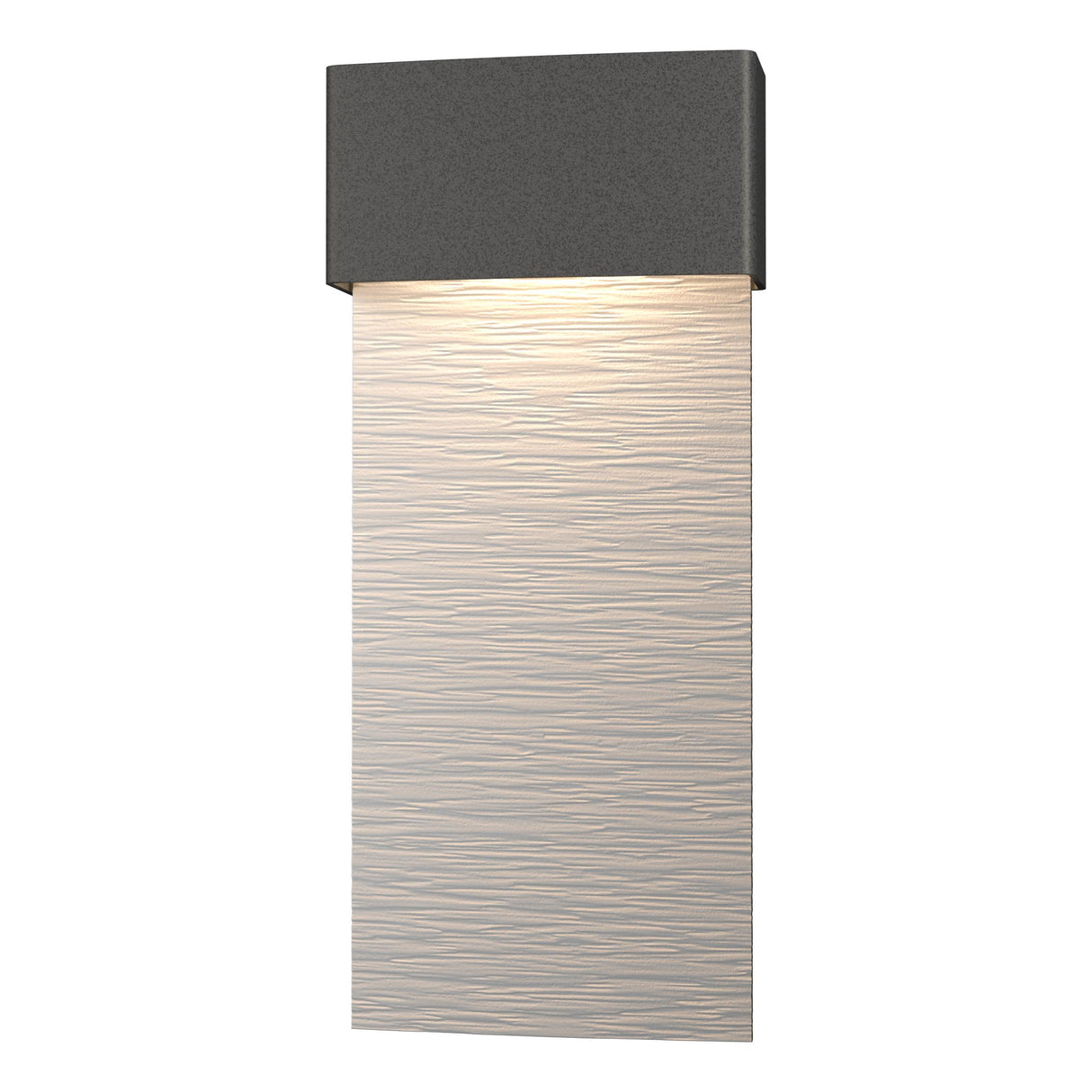 Hubbardton Forge 2019 Coastal Natural Iron Coastal White Stratum Large Dark Sky Friendly LED Outdoor Sconce