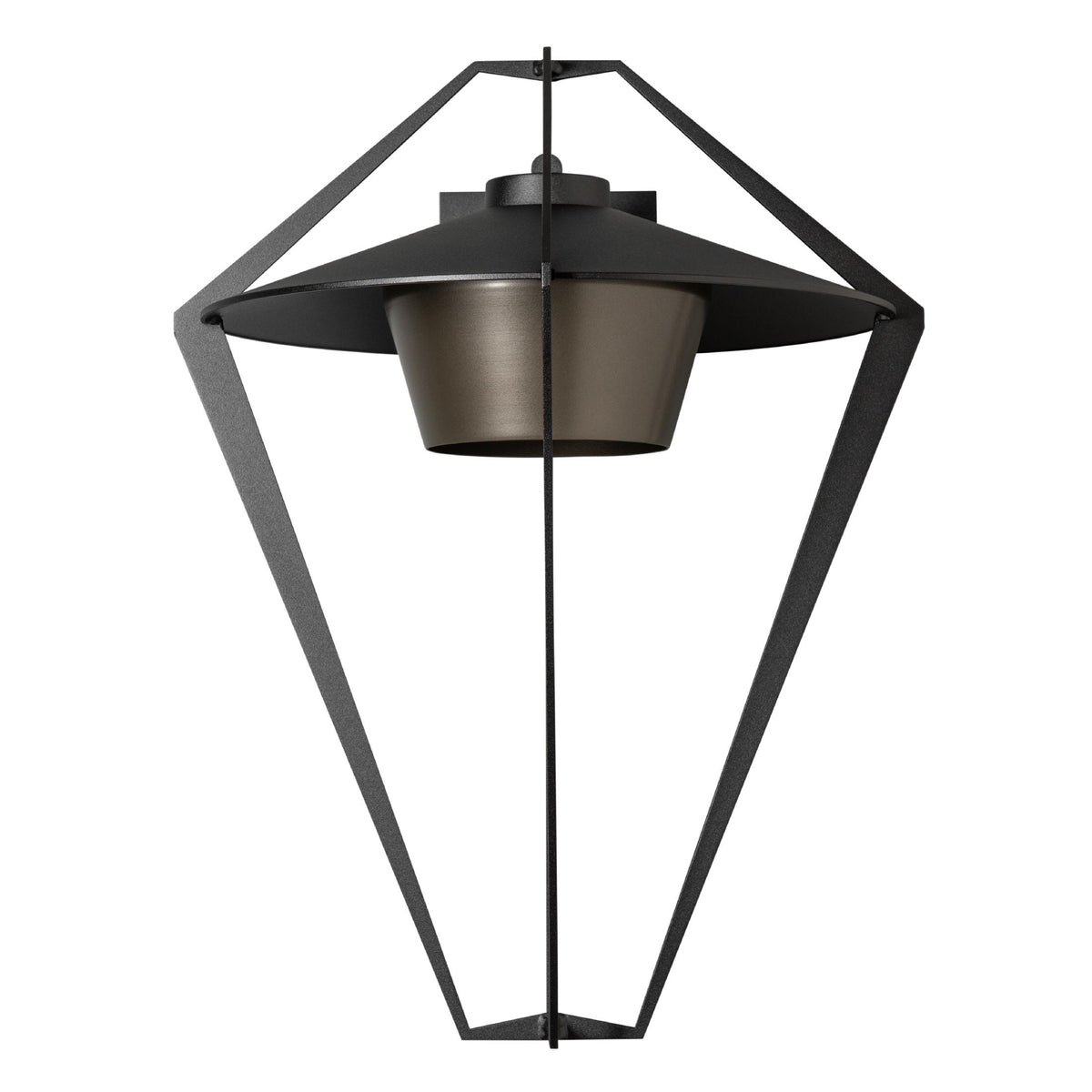 Hubbardton Forge 2025 Coastal Black Coastal Dark Smoke Stellar Large Dark Sky Friendly Outdoor Sconce