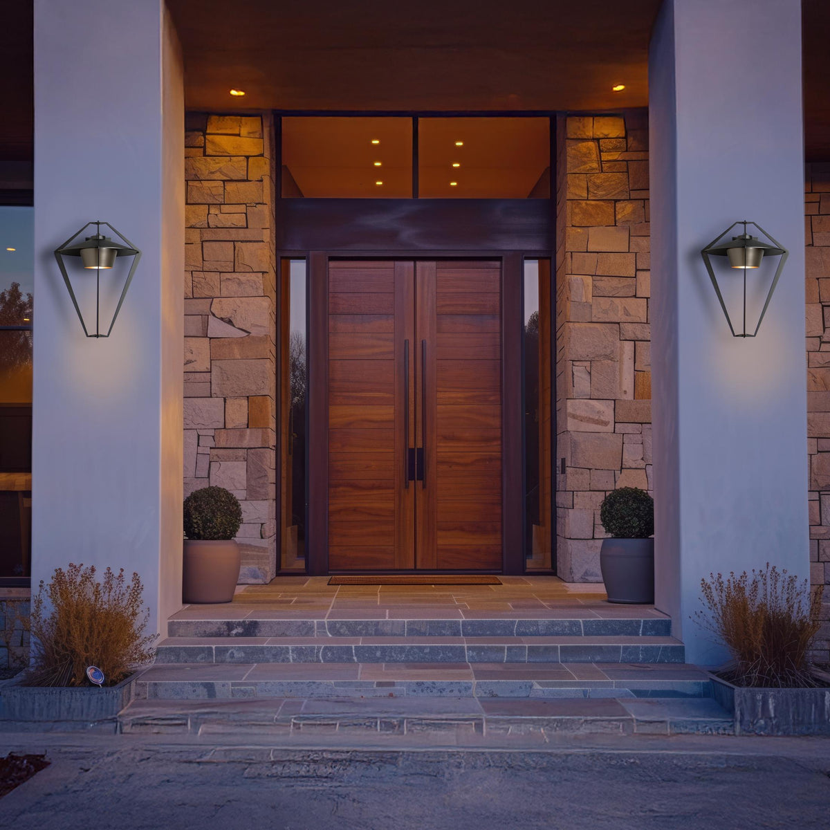 Hubbardton Forge 2025 Coastal Black Coastal Dark Smoke Stellar Large Dark Sky Friendly Outdoor Sconce