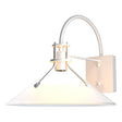 Hubbardton Forge 2020 Coastal White Frosted Glass (FD) Henry Large Glass Shade Outdoor Sconce