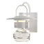 Hubbardton Forge 2014 Coastal White Clear Glass (ZM) Mason Small Outdoor Sconce