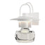 Hubbardton Forge 2014 Coastal White Clear Glass (ZM) Mason Large Outdoor Sconce