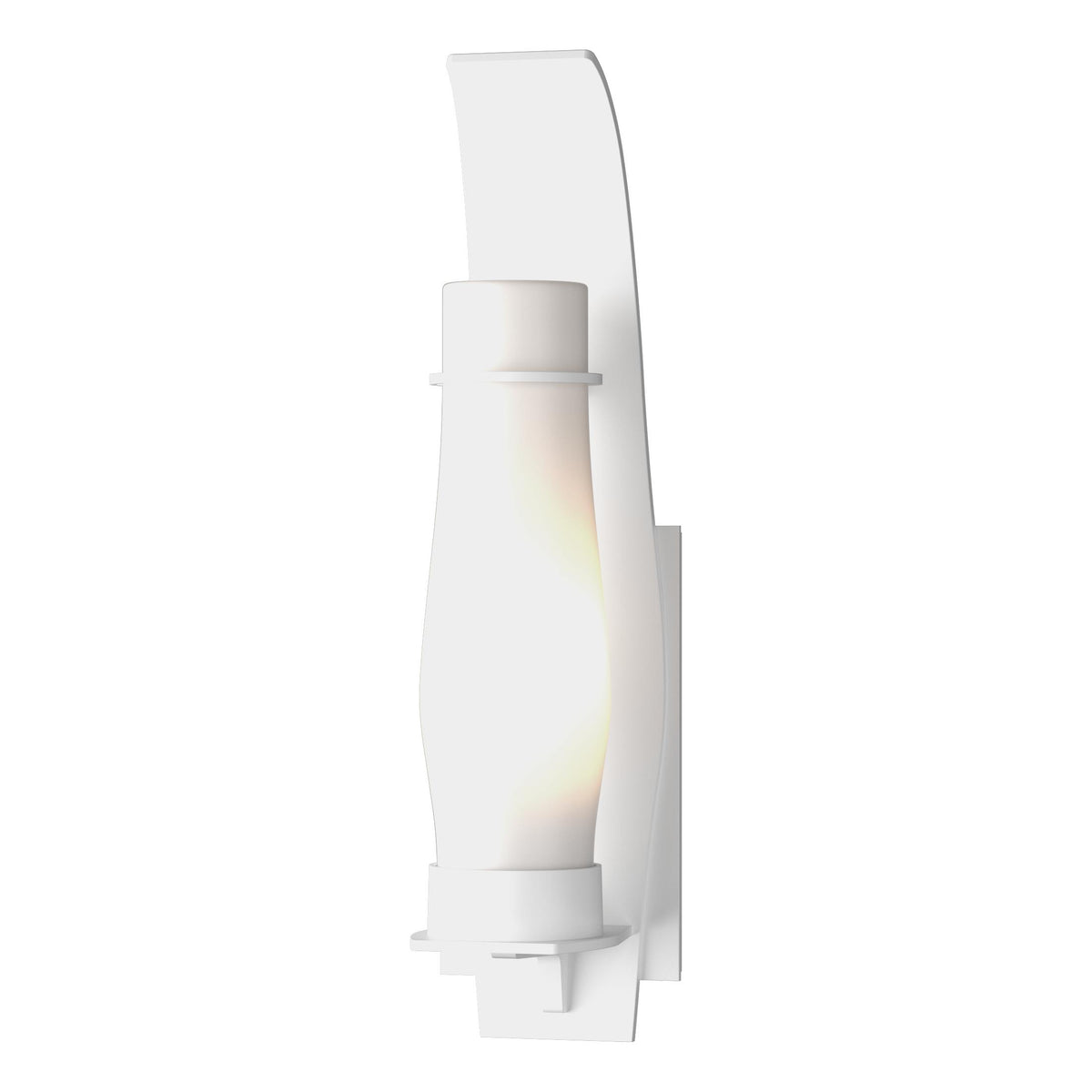 Hubbardton Forge 2008 Coastal White Opal Glass (GG) Sea Coast Outdoor Sconce