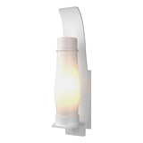 Hubbardton Forge 2008 Coastal White Opal Glass (GG) Sea Coast Large Outdoor Sconce