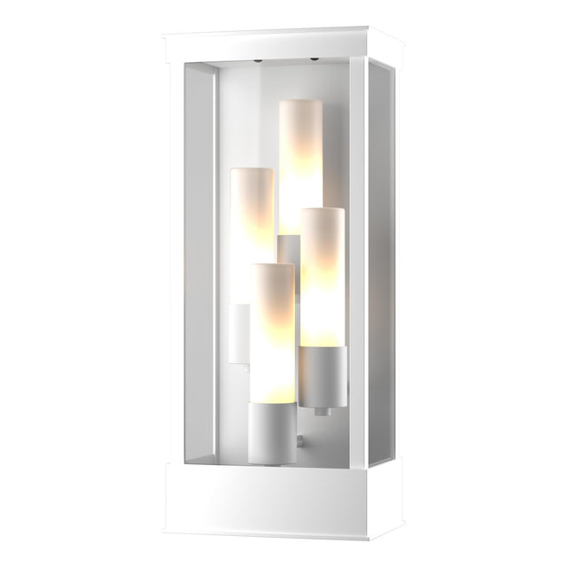 Hubbardton Forge 2015 Coastal White Opal Glass (GG) Portico Large Outdoor Sconce