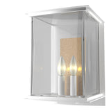 Hubbardton Forge 2021 Coastal White Translucent Soft Gold Clear Glass (ZM) Kingston Outdoor Large Sconce