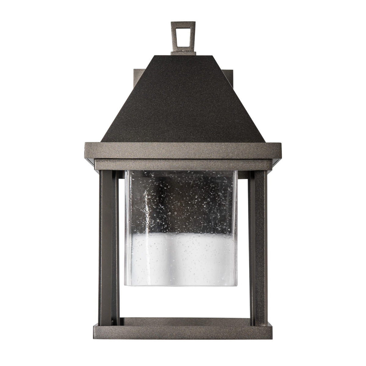 Hubbardton Forge 2025 Coastal Oil Rubbed Bronze Seeded Clear Glass (II) Dorset Small Dark Sky Friendly Outdoor Sconce
