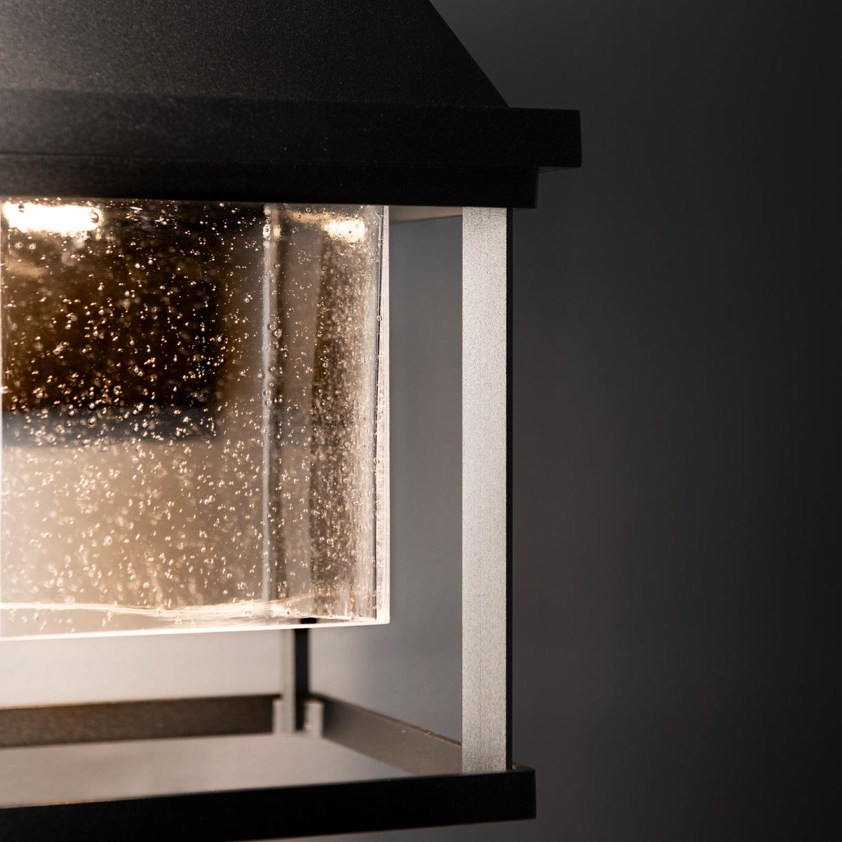 Hubbardton Forge 2025 Coastal Oil Rubbed Bronze Seeded Clear Glass (II) Dorset Small Dark Sky Friendly Outdoor Sconce