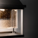 Hubbardton Forge 2025 Coastal Oil Rubbed Bronze Seeded Clear Glass (II) Dorset Small Dark Sky Friendly Outdoor Sconce