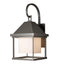 Hubbardton Forge 2025 Coastal Burnished Steel Opal Glass (GG) Dorset Medium Dark Sky Friendly Outdoor Sconce