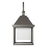 Hubbardton Forge 2025 Coastal Burnished Steel Opal Glass (GG) Dorset Medium Dark Sky Friendly Outdoor Sconce