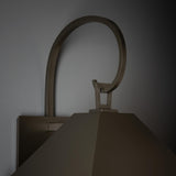 Hubbardton Forge 2025 Coastal Dark Smoke Seeded Clear Glass (II) Dorset Large Dark Sky Friendly Outdoor Sconce