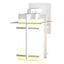 Hubbardton Forge 2005 Coastal White Opal Glass (GG) Tourou Outdoor Sconce