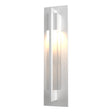 Hubbardton Forge 2012 Coastal White Clear Glass (ZM) Axis Outdoor Sconce