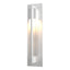 Hubbardton Forge 2012 Coastal White Clear Glass (ZM) Axis Outdoor Sconce