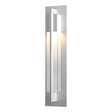 Hubbardton Forge 2012 Coastal White Clear Glass (ZM) Axis Large Outdoor Sconce