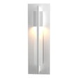 Hubbardton Forge 2012 Coastal White Clear Glass (ZM) Axis Small Outdoor Sconce