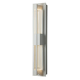 Hubbardton Forge 2014 Coastal White Clear Glass (ZM) Double Axis Small LED Outdoor Sconce