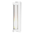 Hubbardton Forge 2013 Coastal White Clear Glass (ZM) Fuse Large Outdoor Sconce