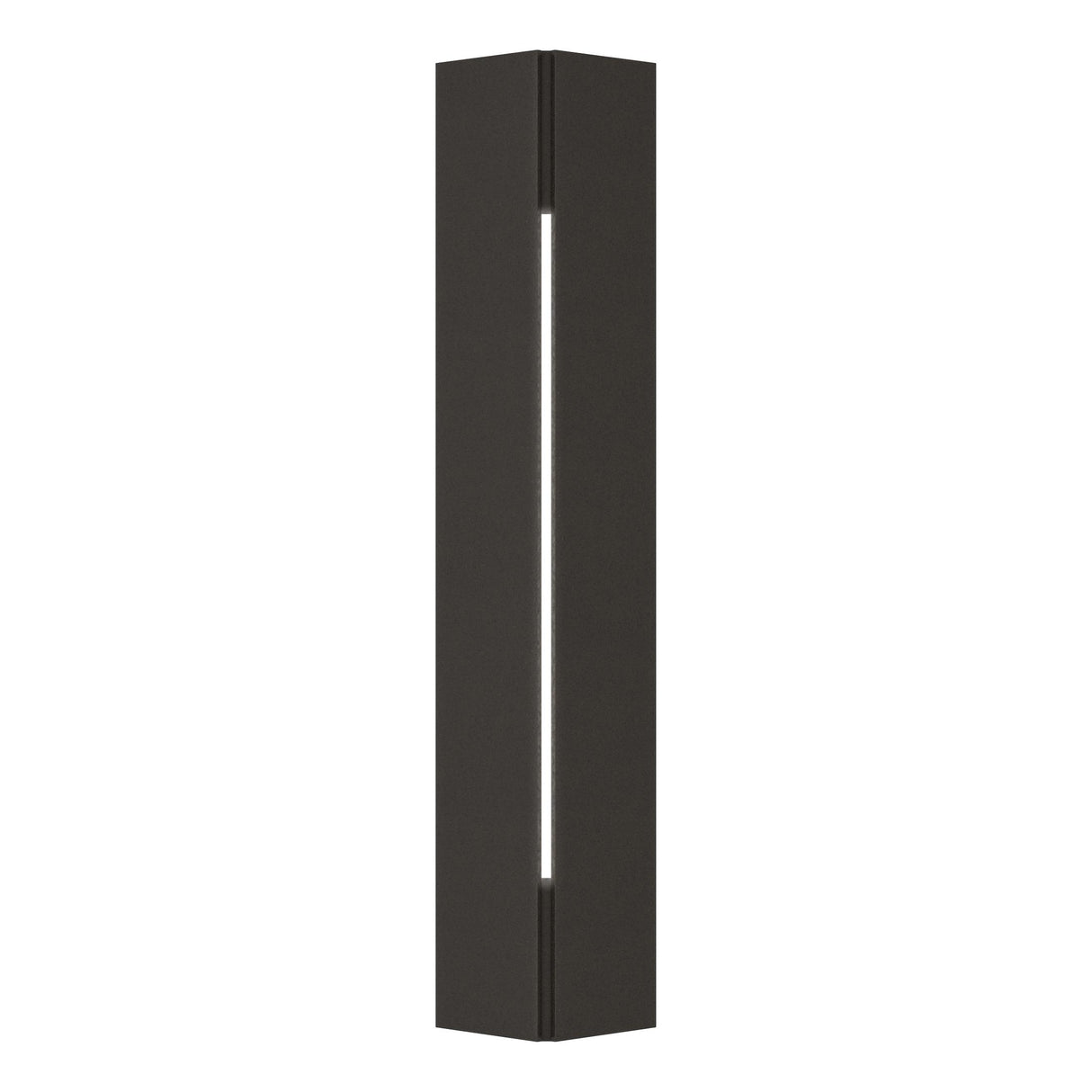 Hubbardton Forge 2024 Oil Rubbed Bronze White Acrylic (ZZ) Gallery Small Outdoor Sconce