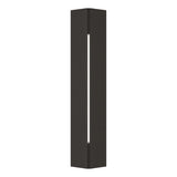 Hubbardton Forge 2024 Oil Rubbed Bronze White Acrylic (ZZ) Gallery Small Outdoor Sconce