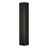 Hubbardton Forge 2024 Oil Rubbed Bronze White Acrylic (ZZ) Gallery Small Outdoor Sconce