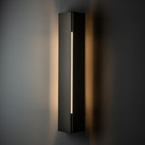 Hubbardton Forge 2024 Oil Rubbed Bronze White Acrylic (ZZ) Gallery Small Outdoor Sconce