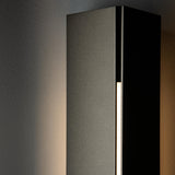 Hubbardton Forge 2024 Oil Rubbed Bronze White Acrylic (ZZ) Gallery Small Outdoor Sconce