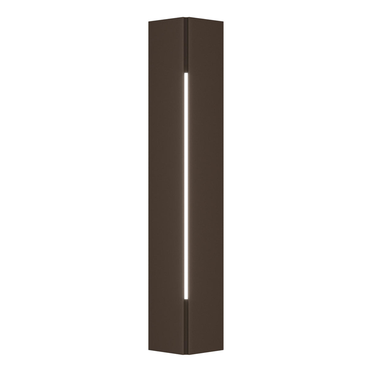 Hubbardton Forge 2024 Coastal Bronze White Acrylic (ZZ) Gallery Small Outdoor Sconce