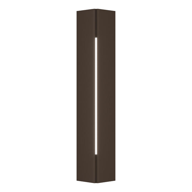 Hubbardton Forge 2024 Coastal Bronze White Acrylic (ZZ) Gallery Small Outdoor Sconce