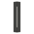 Hubbardton Forge 2024 Natural Iron White Acrylic (ZZ) Gallery Small Outdoor Sconce