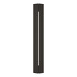 Hubbardton Forge 2024 Oil Rubbed Bronze White Acrylic (ZZ) Gallery Outdoor Sconce