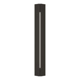 Hubbardton Forge 2024 Oil Rubbed Bronze White Acrylic (ZZ) Gallery Outdoor Sconce