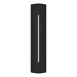 Hubbardton Forge 2024 Coastal Black White Acrylic (ZZ) Gallery Small Outdoor Sconce