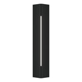 Hubbardton Forge 2024 Coastal Black White Acrylic (ZZ) Gallery Small Outdoor Sconce