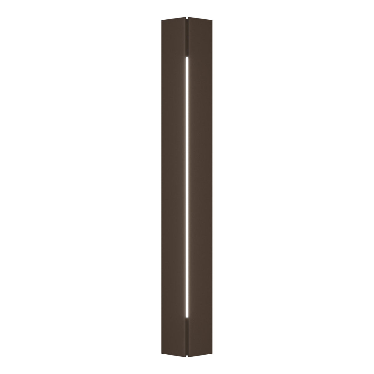 Hubbardton Forge 2024 Coastal Bronze White Acrylic (ZZ) Gallery Outdoor Sconce