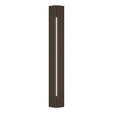 Hubbardton Forge 2024 Coastal Bronze White Acrylic (ZZ) Gallery Outdoor Sconce