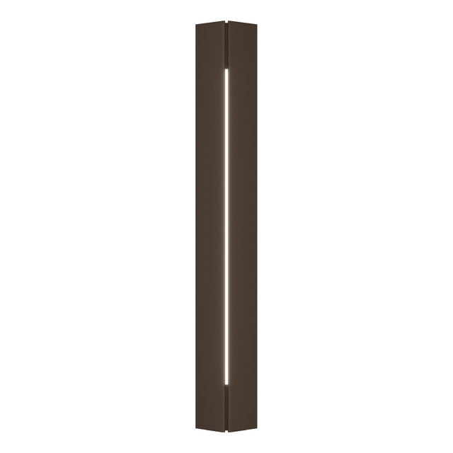 Hubbardton Forge 2024 Coastal Bronze White Acrylic (ZZ) Gallery Outdoor Sconce