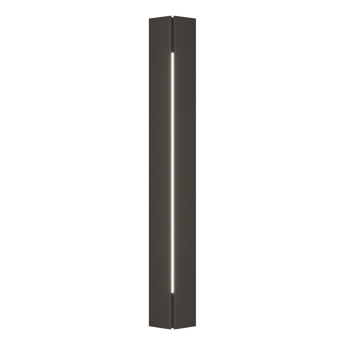 Hubbardton Forge 2024 Coastal Dark Smoke White Acrylic (ZZ) Gallery Outdoor Sconce
